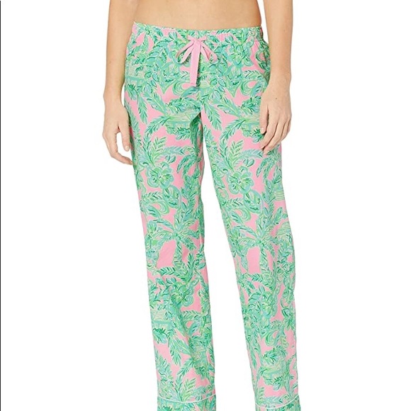 Lilly Pulitzer Other - Lilly Pulitzer PJ Woven Pants and Button Down Top